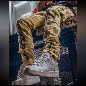 VLONE Inspired Denim (YELLOE)